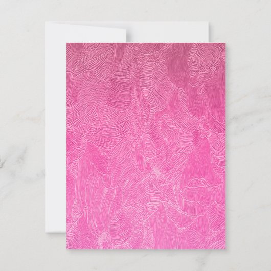 Roze zwarte zilver Glitter Adult 75th Birthday Kaart (Achterkant)