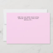 Roze zweet Sixteen-verjaardagsfotocollage (Achterkant)