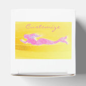 roze zwembad bedankdoosjes (Bovenkant)