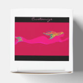 roze zwembad bedankdoosjes (Bovenkant)