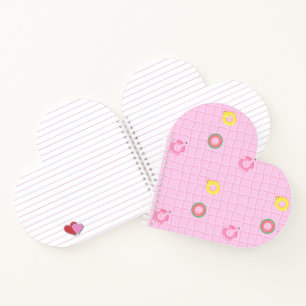 Roze zwembad en buizen notitieboek