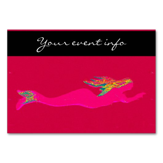 roze zwembad kaart (Voorkant)