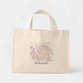  roze zwembad mini tote bag (Voorkant)