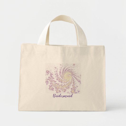  roze zwembad mini tote bag (Voorkant)