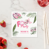 Roze Zwembad Party Meisje Verjaardag Servet (Insitu)