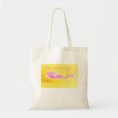 roze zwembad tote bag (Voorkant)