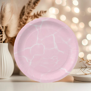 Roze zwembad water Zwembad party Papieren Bordje