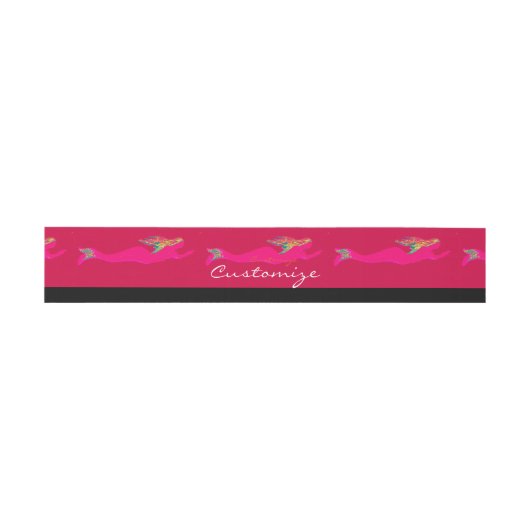 roze zwemblazen rood uitnodigingen wikkel (Vlak)