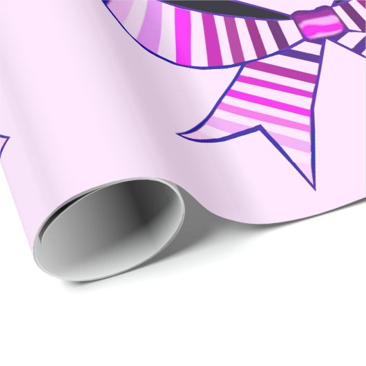 Roze zwembrieken, papier voor het ompakken (Rol Hoek)