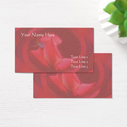 Roze zwembriem Visitekaartje (Bureau)