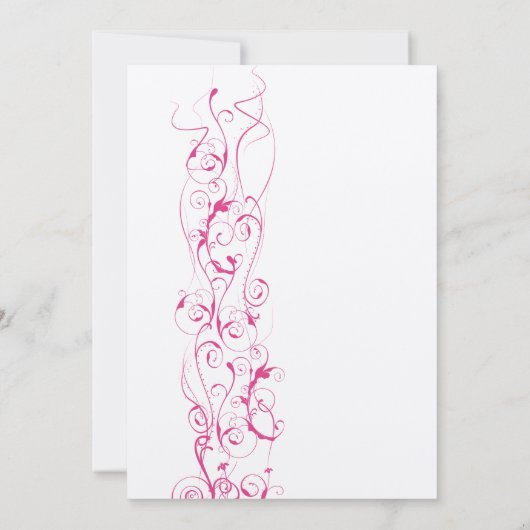 Roze zwembroeken Weddenschappen Kaart (Achterkant)