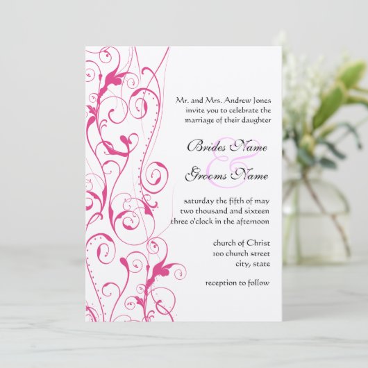 Roze zwembroeken Weddenschappen Kaart (Staand voorkant)