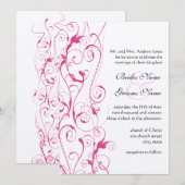 Roze zwembroeken Weddenschappen Kaart (Voorkant / Achterkant)