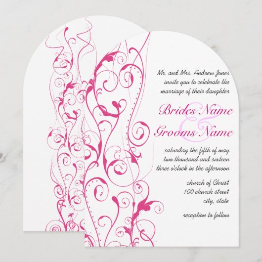 Roze zwembroeken Weddenschappen Kaart (Voorkant / Achterkant)