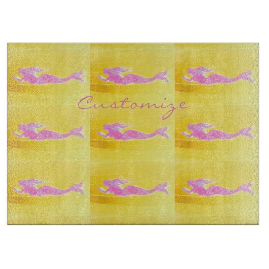 roze zwemmermata snijplank (Voorkant)