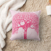 Roze Zwemvee van de boomVrouw kiezen Om het even w Kussen (Deken)