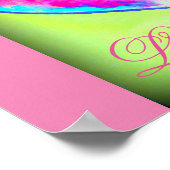 roze zwendelliefde poster (Hoek)