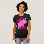 Roze zwenken t-shirt (Voorkant volledig)