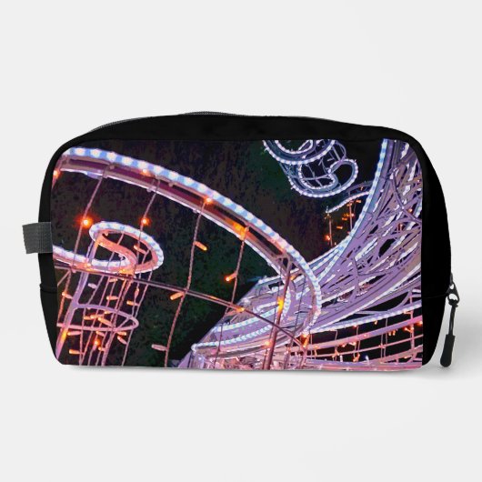 Roze zwenken toilettasje (Voorkant)