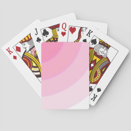 Roze zwenkkaarten pokerkaarten (Achterkant)