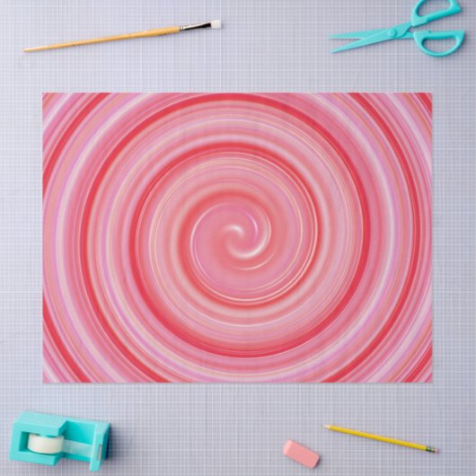 roze zwenkpapier tissuepapier (Craft)