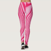Roze zwenkpatroon leggings (Achterkant)