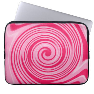 Roze zwenkplaat laptophoes laptop sleeve
