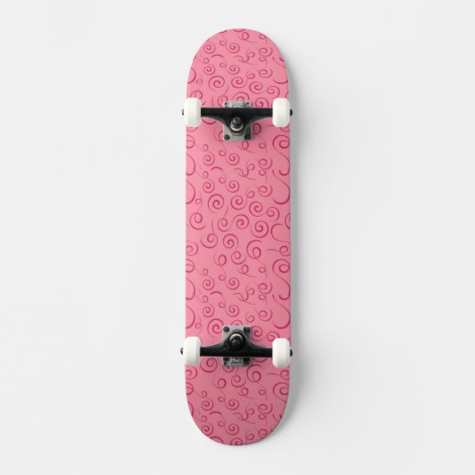 Roze zwenkplank persoonlijk skateboard (Voorkant)
