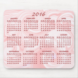Roze zwijn 2016 Agenda Muismat