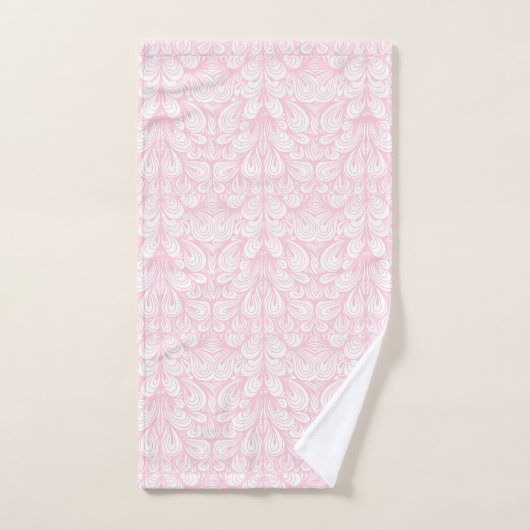 Roze zwijn bad handdoek (Handdoek)