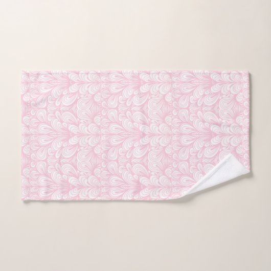 Roze zwijn bad handdoek (Handdoek)