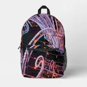 Roze zwijn bedrukte rugzak (Voorkant)