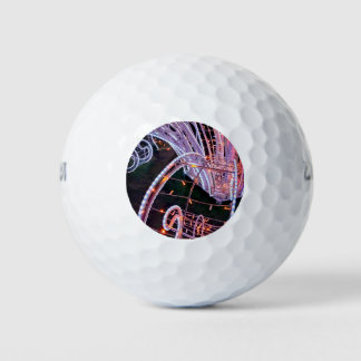 Roze zwijn golfballen