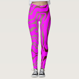 Roze zwijn leggings