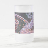 Roze zwijn matglas bierpul (Center)