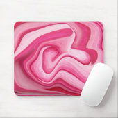 roze zwijn mousepad muismat (Met muis)
