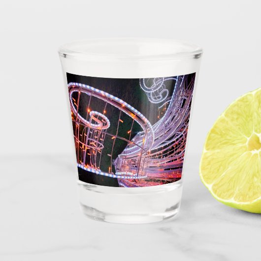 Roze zwijn shot glas (Voorkant)