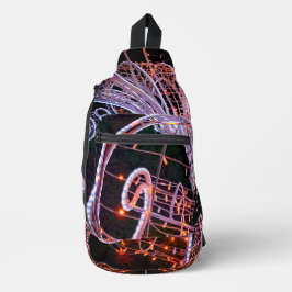 Roze zwijn sling bag