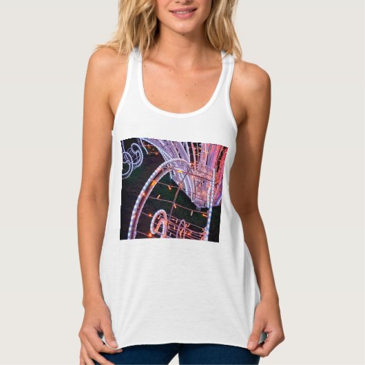 Roze zwijn tanktop (Voorkant)