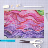 Roze zwijn tissuepapier (Craft)