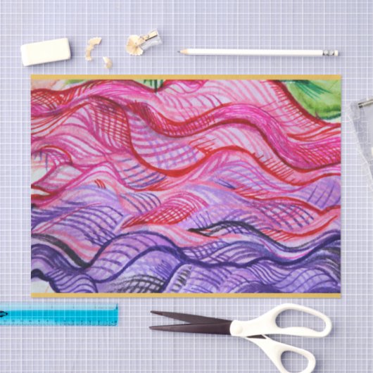 Roze zwijn tissuepapier (Craft)