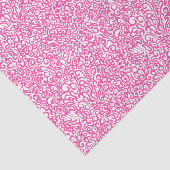 Roze zwijn tissuepapier (Detail)