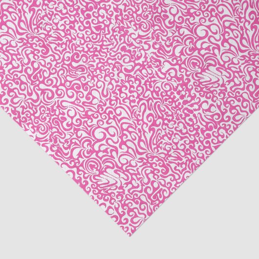 Roze zwijn tissuepapier (Detail)