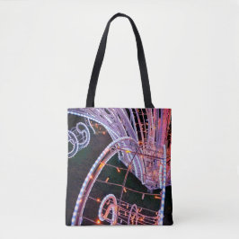 Roze zwijn tote bag
