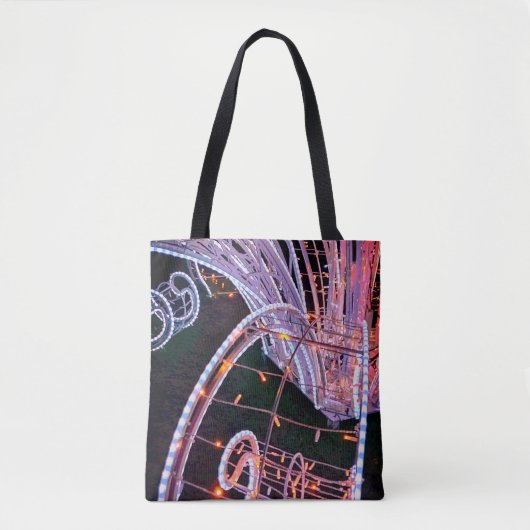 Roze zwijn tote bag (Voorkant)