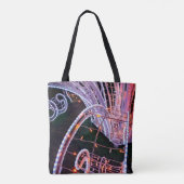 Roze zwijn tote bag (Achterkant)