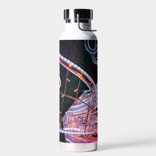 Roze zwijn waterfles (Links)