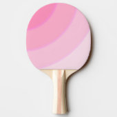 Roze zwirls Ping Pong Paddle Tafeltennisbatje (Achterkant)
