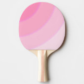 Roze zwirls Ping Pong Paddle Tafeltennisbatje (Voorkant)
