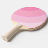 Roze zwirls Ping Pong Paddle Tafeltennisbatje (Voorkant Gekanteld)